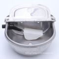 high quality food grade AISI 304 stainless steel animal drinking water bowl